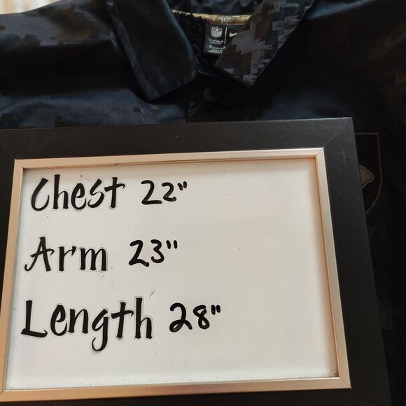 Kansas City Chiefs Jacket Mens Medium Nike Salute to Service Camo Jacket Lined - Picture 9 of 9